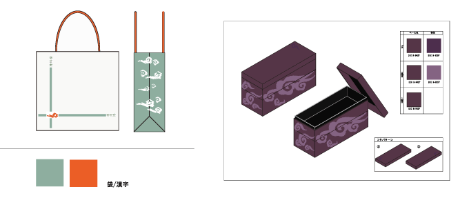 御菓子司『彩雲堂』パッケージデザイン