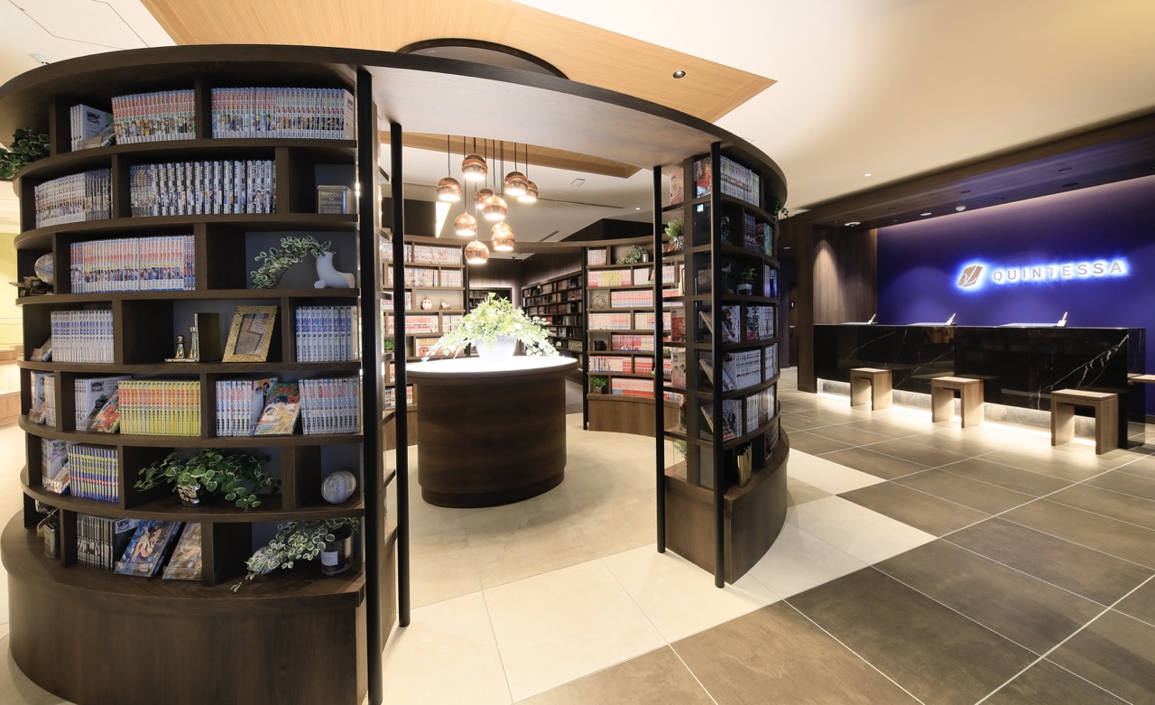 クインテッサホテル福岡天神　Comic＆Books　デザインクラブ実績